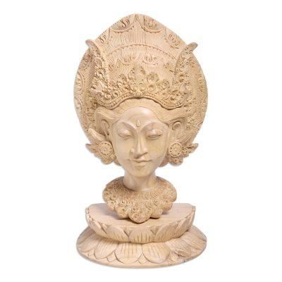 Payas Agung,'Hand Carved Crocodile Wood Sculpture'