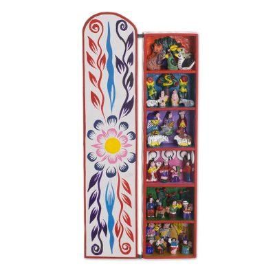 Scenes from My Land,'Handcrafted Religious Retablo Diorama Andean Folk Art'