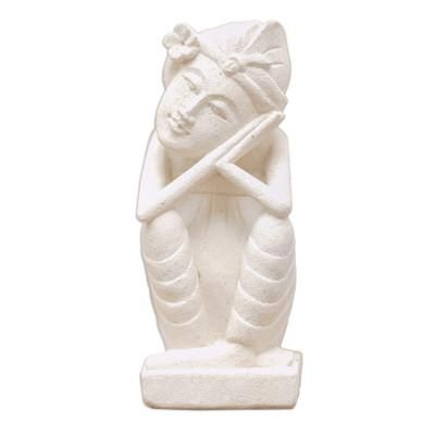 A Boy's Daydream,'Sandstone sculpture'