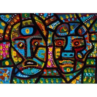 People,'Multicolored Contemporary Painting from Mexico'