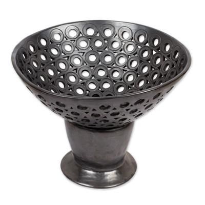 Barro Negro Tradition,'Barro Negro Ceramic Decorative Bowl from Mexico'