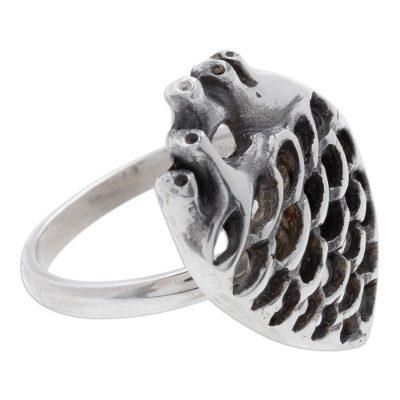Agave Heart,'Agave Heart Sterling Silver Wrap Ring Crafted in Mexico'