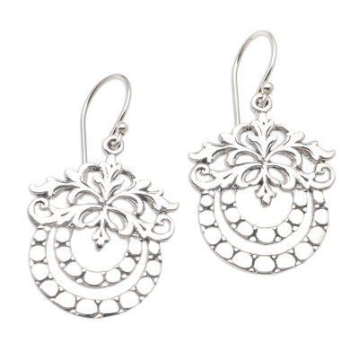 Pure Fruit,'Artisan Crafted Sterling Silver Dangle Earrings'