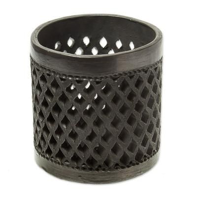 San Bartolo Breeze,'Unique Barro Negro Decorative Vase'