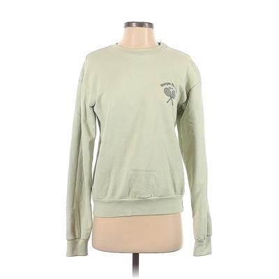 Morgan Stewart Sport Sweatshirt: Green Tops - Women's Size X-Small