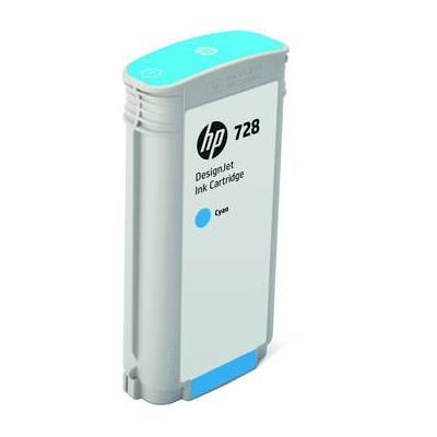 HP Used 728 Cyan DesignJet Ink Cartridge (130ml) F9J67A