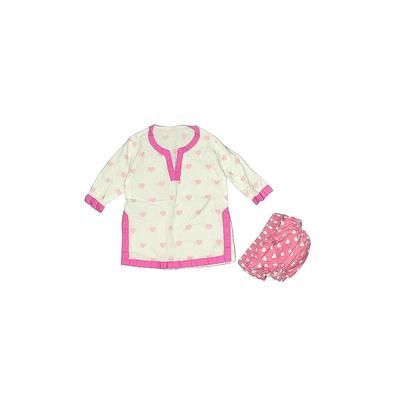 Pottery Barn Kids Long Sleeve Blouse: Pink Tops - Size 6-12 Month