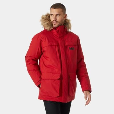 Helly Hansen Men's Nordsjo Comfortable Urban Winter Parka Red L