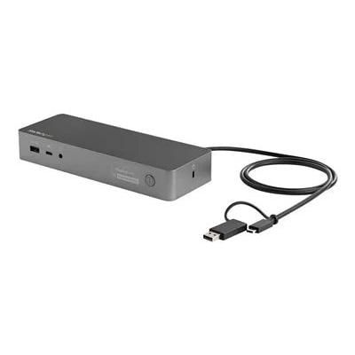 StarTech.com Dual Monitor 4K Hybrid Universal USB-C & USB-A Docking Station with 100W Power Delivery