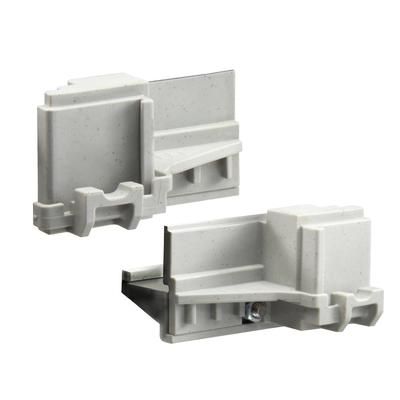 Cambro EXCC4480 Camshelving Elements XTRA Corner Connector Set, Speckled Gray, 4 Pack