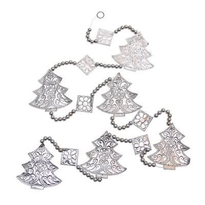 Christmas Tree Parade,'Aluminum Christmas Tree Ornament Garlands (Set of 3)'