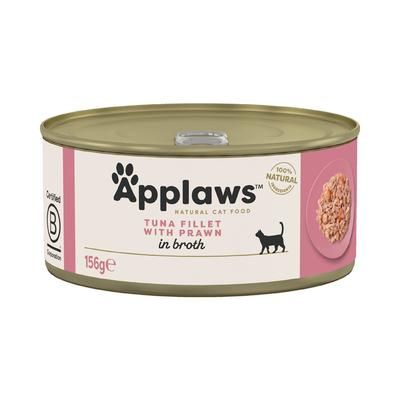 24x156g Tuna with Prawn Applaws Wet Cat Food Cans