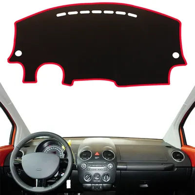 Couverture de tableau de bord en polymère pour Volkswagen, tapis anti-UV, tapis, accessoires de voiture, Volkswagen VW Beetle 1998, 1999, 2000, 2007, 2008, 2009, 2010, virus Prada