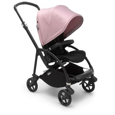 Bugaboo Bee6 Complete Stroller Bundle - Black / Black / Soft Pink