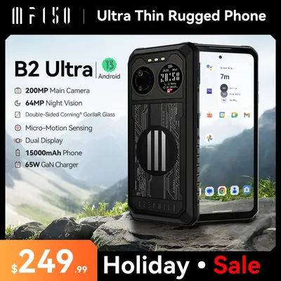 [World Premiere] IIIF150 B2 Ultra Rugged Machine 15000mAh 120Hz 6.8'' Screen 12GB 256GB 200MP Micro-Motion Sensing Dual Display