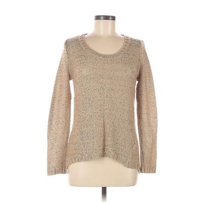 Razzle Dazzle Pullover Sweater: Tan Tweed Tops - Women's Size Medium