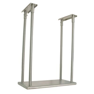 Advance Tabco CM-18-48 48" Solid Ceiling Mounted Shelving, Single Deck, 48" x 18", Stainless Steel