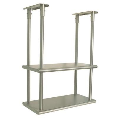 Advance Tabco DCM-18-36 36" Solid Ceiling Mounted Shelving, Double Deck, 36" x 18", Stainless Steel