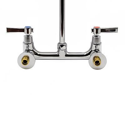 Advance Tabco DTA-53 34"H Wall Mount Pre Rinse Faucet - 1 3/5 GPM, Base with Nozzle, 44" Hose, Splash Mount