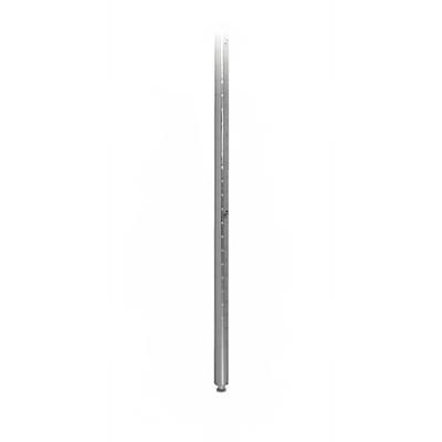 Advance Tabco ECP-14 14" Stationary Chrome Post, Adjustable Foot, Silver