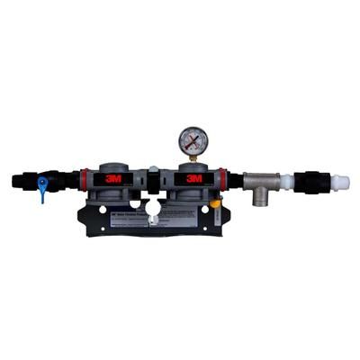 3M Cuno DP2XX DP2XX Dual Port Twin Manifold Assembly, Shut-Off Valve, 10 GPM