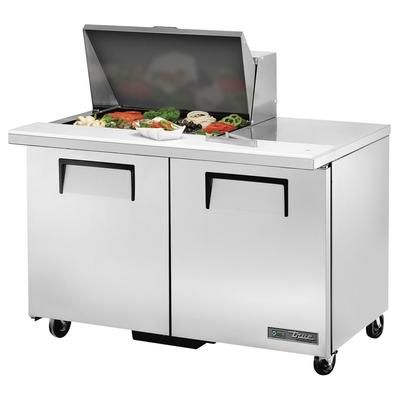 True TSSU-48-12M-B-HC ADA 48" TSSU Series Mega Top Sandwich/Salad Prep Table w/ Refrigerated Base, 115v, Stainless Steel | True Refrigeration