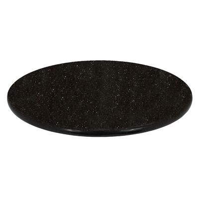 Art Marble G206 54 RD 54" Round Granite Table Top - Indoor/Outdoor, Black Galaxy
