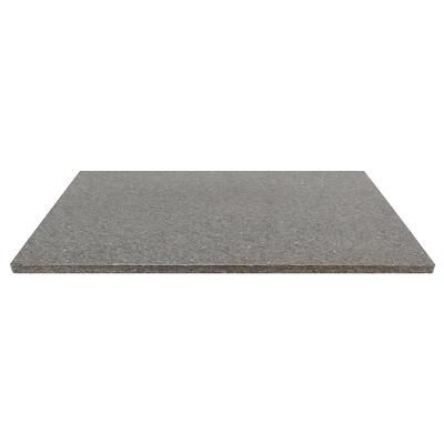 Art Marble Q40524X30 24" x 30" Rectangular Quartz Table Top - Indoor/Outdoor, Storm Gray