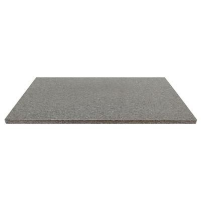 Art Marble Q40524X30 24" x 30" Rectangular Quartz Table Top - Indoor/Outdoor, Storm Gray