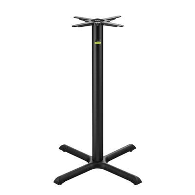 Flat Tech CT2016 40 3/4" Bar Height Table Base for 36" Square & 36" Round Table Tops, Cast Iron, Black