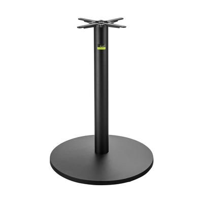 Flat Tech CT3015 40 3/4" Bar Height Table Base for 42" Square & 47" Round Table Tops, Cast Iron, Black