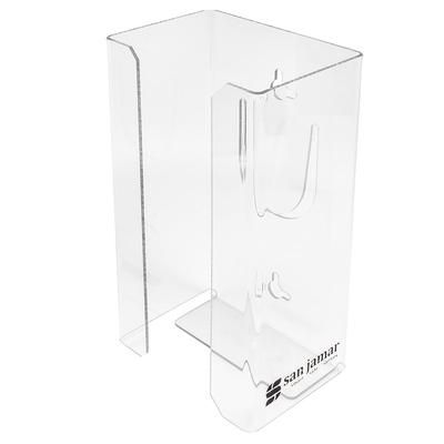 San Jamar G0803 4" Disposable Glove Dispenser, Clear