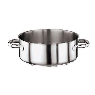 Paderno 11009-36 13 3/4 qt Stainless Steel Braising Pot, Silver