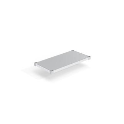New Age 1836S Aluminum Solid Shelf - 36"W x 18"D, Silver