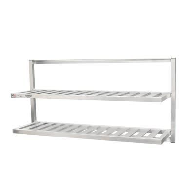 New Age 98142 T-Bar Wall Mounted Shelf, 60"W x 16"D, Aluminum
