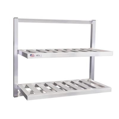 New Age 98301 T-Bar Wall Mounted Shelf, 36"W x 16"D, Aluminum