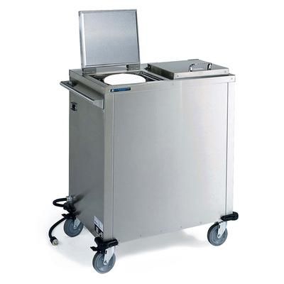 Lakeside 7511 220 33 3/8" Heated Mobile Dish Dispenser w/ 2 Columns - Stainless, 220v/1ph, Silver