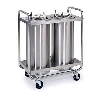 Lakeside 792 31" Mobile Dish Dispenser w/ 4 Columns, Stainless, Silver