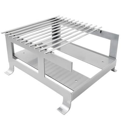 Cal-Mil 1576-74 Soho Butane Stove Frame Only - Silver