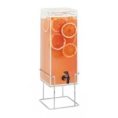 Cal-Mil 22002-3INF-49 3 gal Beverage Dispenser w/ Infuser - Plastic Container, Chrome Base, Silver
