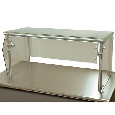 Advance Tabco NSG-12-120 Self Service Food Shield - 1 Tier, 12x120x18", Stainless Steel Top Shelf, Self-Service