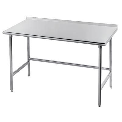Advance Tabco TFMG-302 24" 16 ga Work Table w/ 304 Series Stainless Steel Top, 1 1/2" Backsplash
