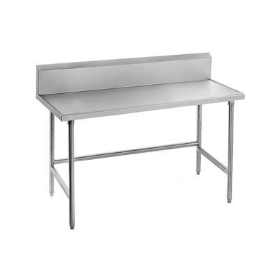 Advance Tabco TKAG-245 60" 16 ga Work Table w/ 430 Series Stainless Steel Top, 5" Backsplash