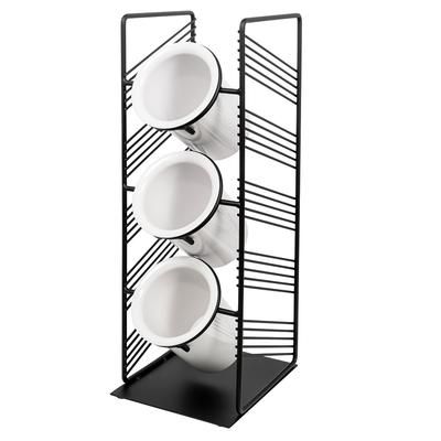 Cal-Mil 4105-13 3 Section Flatware Cylinder - Wire, Black