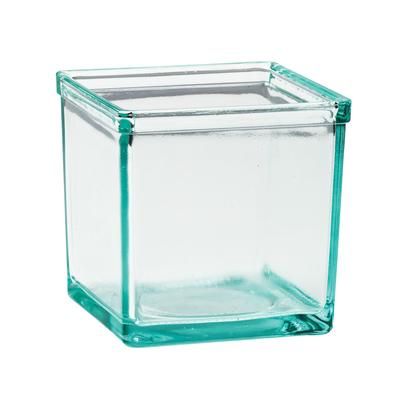 Cal-Mil C5X5GLASS 5" Square Jar for 3604 13, Glass, Clear