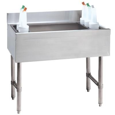 Advance Tabco CRI-12-36-7 36" Underbar Basics Cocktail Station w/ 119 lb Ice Bin, Stainless Steel, 36" x 21", 119-lb. Capacity