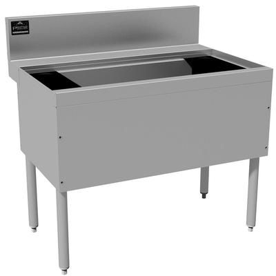 Advance Tabco PRI-24-12 12" Prestige Cocktail Station w/ 32 lb Ice Bin, Stainless Steel