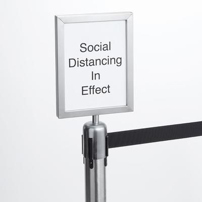 American Metalcraft RBSIGNS Double Sided Sign for RBSBL - 8 1/2"W x 11"H, Stainless Steel
