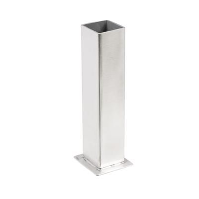 American Metalcraft Square Bud Vase - Satin Finish, Stainless Steel, Silver, SSBV1