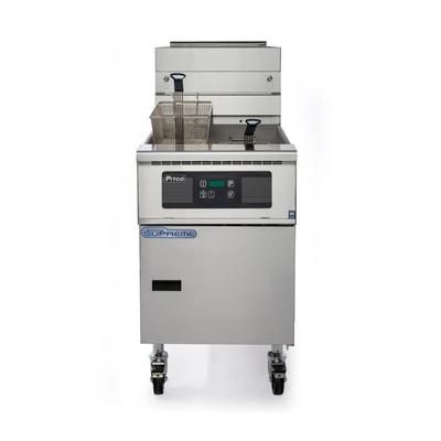 Pitco SSH75-2FD LP Commercial Gas Fryer - (2) 75 lb Vats, Floor Model, LP, Stainless Steel, Gas Type: LP